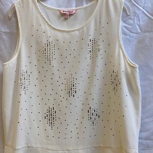 Juicy Couture Bedazzled Sleeveless Top